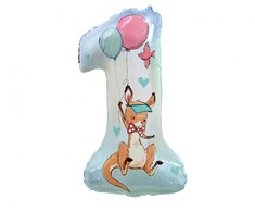 GoDan Balon foliowy Cyfra1 Kangurek 77cm FG-HSKG 47896