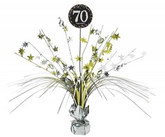 Amscan Bordpynt 70 år Sparkling