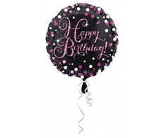Amscan Folieballon Rožinė Sparkling