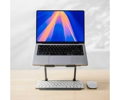 Sulankstomas ir reguliuojamas nešiojamojo kompiuterio stovas Lastan InnovaGoods