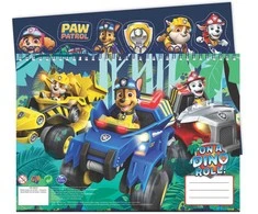 Šuniukų patrulis Dino Rescue A/4 spiralinis eskizų sąsiuvinis 40 lapų su lipduku
