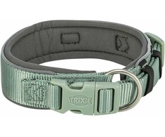 TRIXIE Premium antkaklis, l. platus, L: 46-55 cm/50 mm, šalavijo/grafito