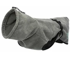Trixie Szlafrok, šuniui, pilka, tkanina frotte, S: 40 cm