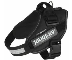 Trixie Julius- K9 ® IDC laikikliai, 0 / M-L: 58-76 cm / 40 mm, juoda