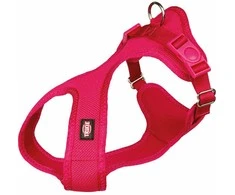 TRIXIE Comfort Soft touring petnešos, XXS-XS 25-35cm/15mm, fuksija