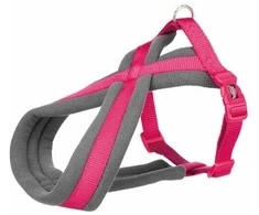 TRIXIE Premium touring petnešos, S 35-65cm/20mm, fuksija