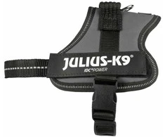 Trixie Julius- K9 ® Powerpact ® petnešos, šunims, antracitas, mini / S: 40-53 cm / 22 mm