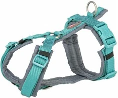 Szelki šuniui Trixie Premium Trekking Grafit Jasnoniebieski XL