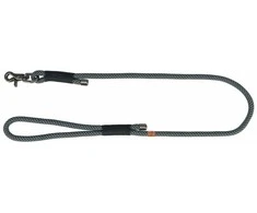 Trixie Soft Rope, smycz, šuniui, linka, juoda/pilka, L–XL: 1.00 m/o 13 mm