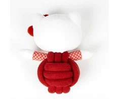 Šuns žaislas Hello Kitty Raudona Poliesteris Medvilnė