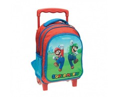 „Super Mario Jump“ riedanti darželio kuprinė, krepšys 30 cm