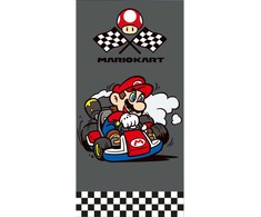 „Super Mario Kart“ vonios rankšluostis, paplūdimio rankšluostis 70x140 cm
