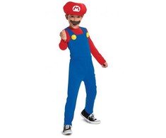 Super Mario kostiumas 7-8 metų vaikams