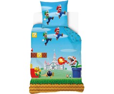 „Super Mario Level“ patalynės komplektas 140–200 cm, 70–90 cm