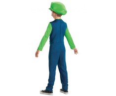 Super Mario Luigi kostiumas 4-6 metai