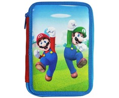 „Super Mario“ šuolio formos pieštukų dėklas su dviem sluoksniais