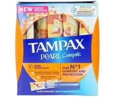 Tampax Pearl Compak Super Plus Buffer tamponai 18 vnt