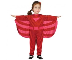 Superherojaus raudonas kostiumas 98/104 cm