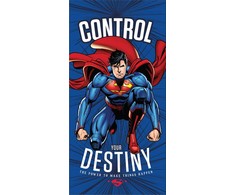 Superman Control vonios rankšluostis, paplūdimio rankšluostis 70x140cm (greitai džiūstantis)