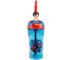 Supermeno 3D figūrėlė, šiaudinis puodelis, 360 ml