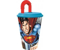Supermeno gelbėtojo šiaudinis puodelis, plastikinis, 430 ml