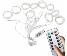 Šventinė girlianda 300 LED lemputės, 3 m, šilta balta