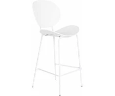 Taburetė DKD Home Decor Juoda Metalinis Balta polipropileno (52,5 x 49 x 104 cm)
