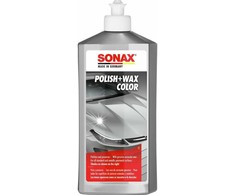 Sonax sidabrinės spalvos automobilio kėbulo poliravimo priemonė su vašku, 500 ml, 296300