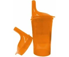 Sundo Saugus Puodelis - Oranžinis 250 ml Be BPA, Tinkamas Mikrobangų Krosnelėms Ir Indaplovėms