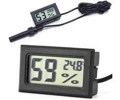 Bikuvalt Electronic thermometer with probe humidity clock