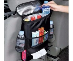 Car seat organiser with thermal bag