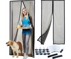 Tinklelis nuo vabzdžių durims su magnetu 100x210 cm