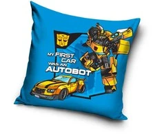 Transformers Autobot aksominis pagalvėlės užvalkalas, 40x40 cm