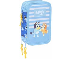 Safta Trigubas penalas Bluey Let's play Mėlyna 12,5 x 19,5 x 5,5 cm 37 Dalys
