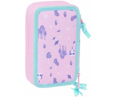 Trigubas penalas Frozen Cool days Violetinė Dangaus mėlynumo 12,5 x 19,5 x 5,5 cm 36 Dalys