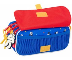Safta Trigubas penalas Mickey Mouse Clubhouse Good day Mėlyna 21,5 x 10 x 8 cm