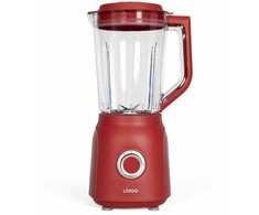 Virtuvinis kombainas Stalinis blenderis Livoo DOP242R 1,5 l 500 W su 2 greičiais ir turbo funkcija, raudonas