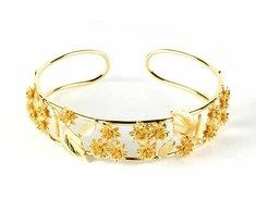 Shabama LUXOR choker #shiny auksinis 1 u