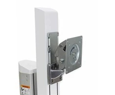 Laikiklis Ergotron 98-029, 10.9kg, 68.6 cm (27"), Height adjustment, Metallic, Baltas