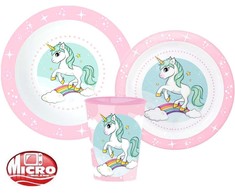 „Unicorn Range“ pietų servizas, mikroplastiko, su puodeliu 260 ml