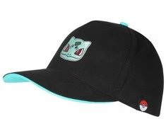 Unisex kepurė Pokémon Bulbasaur Badge 58 cm Juoda Vienas dydis