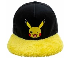 Unisex kepurė Pokémon Pikachu Wink Geltona Juoda Vienas dydis