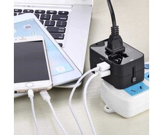 Universalus adapteris su 2 USB jungtimis