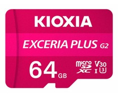 Atminties kortelė Karta Kioxia Kioxia LMPL2M064GG2 pamięć flash 64 GB Micro SDXC UHS-I Klasa 10