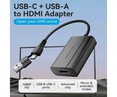 Įvesties/išvesties adapteris HDMI į USB-C/A/ACYHB VENTION