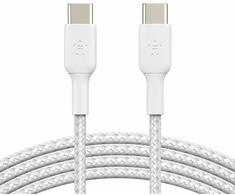 Kabelis USB Belkin USB-C - USB-C 2 m Baltas (CAB004BT2MWH2PK)