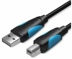Vention USB 2.0 A kištukinis USB-B kištukinis spausdintuvo kabelis Ventiliacija VAS-A16-B500 5m Juodas PVC
