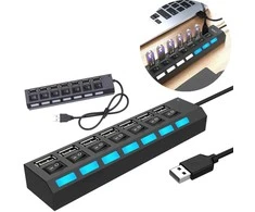 Fusion USB šakotuvas 7 portų 2.0