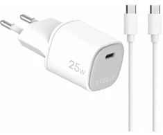CELLY UP TC 1 USB-C 25W + C TO C CABLE
