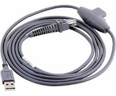 Datalogic Kabelis, A tipo USB, tiesus, išorinis maitinimas, 4,5 m / 15 pėdų